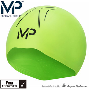 MP菲尔普斯新款竞赛钢盔泳帽男女儿童成人长发防水不勒头硅胶泳帽