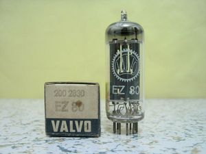 全新原盒 valvo富豪标 siemens西门子生产 ez80/6x4/6v4电子管