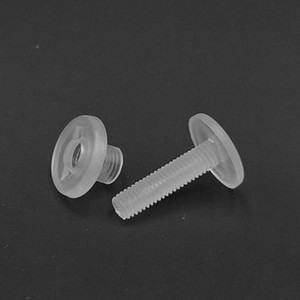M5系列塑料文具扣透明手拧塑料子母扣手拧螺丝螺母账本扣8MM-40MM