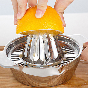 不锈钢榨汁机手动水果柠檬器压榨器压汁器柠檬夹榨汁器土豆压