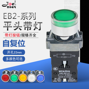 奥尊EB2 ZB2 XB2-BW3361C 3462C一常开带灯按钮开关  自复位 24V