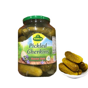 开市客德国进口 kuhne pickled gherkins 冠利俄式酸黄瓜腌制蔬菜