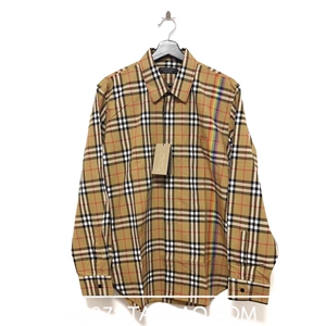 burberry 18春夏 走秀款 彩虹系列 rainbow 格子 衬衫