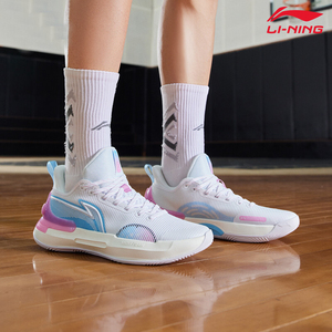 李宁篮球鞋男2023新款驭帅retro减震中低帮透气实战运动鞋abps031
