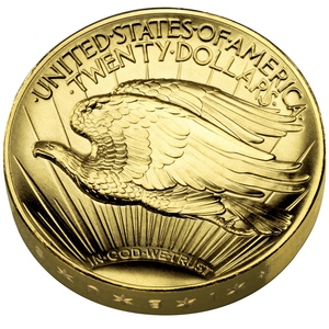 (订购包邮 不设退换）圣高登斯双鹰 精铸金币 1盎司