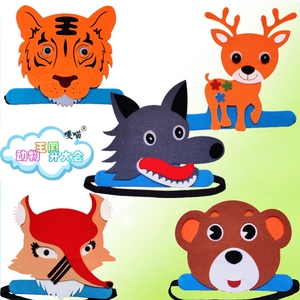 动物王国开大会头饰六一儿童节装饰表演道具幼儿园舞台剧演出大树