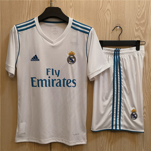皇马球衣17-1819-2021-22皇马主场短袖足球服4号拉莫斯7号c罗队服