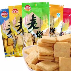 浙江风味顶发麦烧膨化休闲零食香酥美味儿童经典怀旧小吃100克