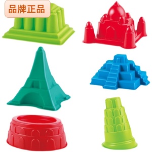 Hape玛雅金字塔世界模型1-2-6岁沙滩玩具 玩沙儿童男女孩戏水加厚