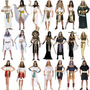 万圣节cos成人男女王后埃及服装 古希腊法老国王尼罗河演出衣服