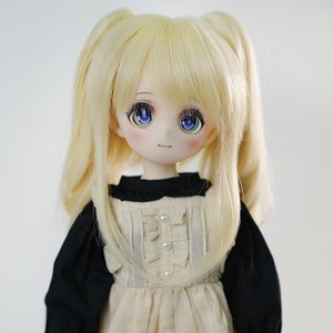 bjd假发双马尾三分小三分 dd/mdd/tf/熊妹双马尾假发虎口夹现货