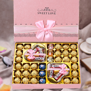 德芙巧克力心形礼盒