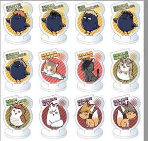 排球少年周边动物西谷夕月岛萤影山飞雄日向翔阳东峰旭亚克力立牌