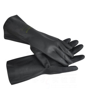 霍尼韦尔黑色氯丁橡胶防化手套加厚工业化工耐强酸碱腐蚀有机溶剂