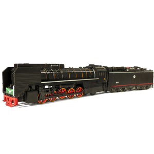 前进型火车模型儿童玩具车蒸汽机车火车头带车厢复古火车玩具861