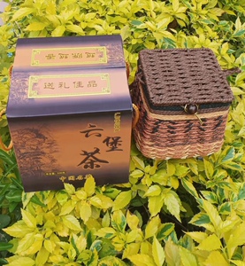 中国红 梧州六堡茶 花茶礼盒套装 茶罐