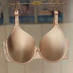 p206 纯色光面全罩杯大码文胸80c80d