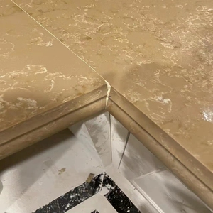 中迅代理法国ac石英石花纹板石英石台面奶咖花纹板ac337