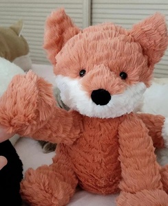 英国新款波浪毛狐狸公仔 jellycat狐狸毛绒安抚玩偶 fuddlewuddle