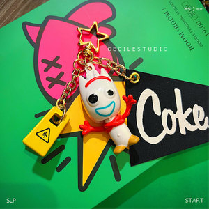 迪士尼 玩具总动员 叉叉卡通造型系列 网红挂件 汽车钥匙扣