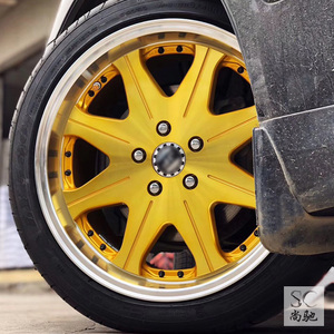 适用于汽车改装轮毂18寸时尚大饼爆龟八幅铝合金低压铸造经典钢圈