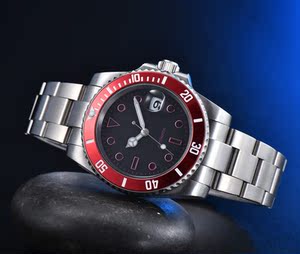 紫钉男士机械手表钢壳美优达8215机心简约休闲全自动运动机械表男