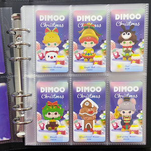 极榀泡泡玛特molly盲盒卡片收纳册收集册卡收纳popmart盲盒卡册集