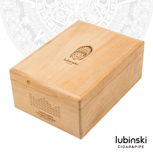 Lubinski雪茄醇化盒纯雪松木实木原木保湿箱无油漆西打木养茄柜用