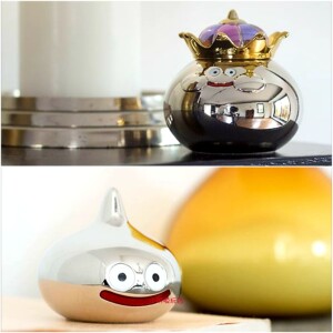 日版现货 合金压铸 勇者斗恶龙 金属史莱姆王  模型手办 怪物摆件