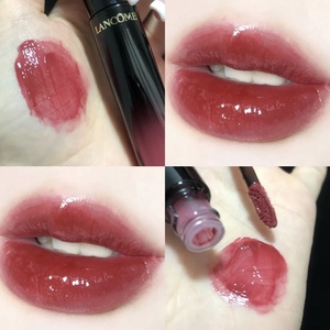 【在途】lancome/兰蔻 黑管漆光唇釉 356冰糖豆沙色 包邮