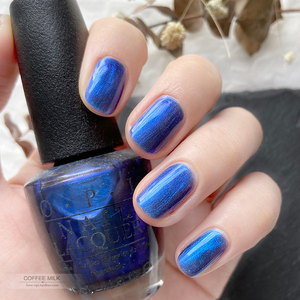 美国opi指甲油 m76 珠光宝石蓝 显白大气 无毒持久美甲 女 仙脚