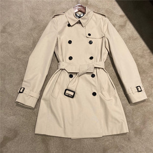 burberry 经典 系带 双排扣 harbourne 风衣8020969美国代购5.4mc