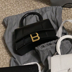 balenciaga/巴黎世家 小号沙漏包手提挎包女 美国代购