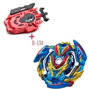 新款爆裂陀螺 外贸热销B163D 对战陀螺配双向拉线发射器 儿童玩具