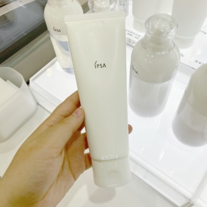 国内柜ipsa茵芙莎洗面奶柔润保湿洁面125ml/水润清新洁面泡沫125g
