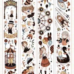 neetiska锤哥 乐园|北方的裘德兰手帐和纸胶带人物款童话风拼贴