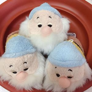 tsum tsum瞌睡虫白雪公主小矮人手机屏幕擦毛绒玩具公仔礼物挂件