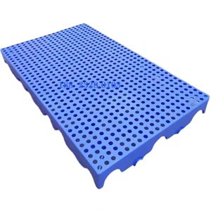 防潮透气地板有孔塑料板硬板防水板隔板胶板防滑漏水垫板橡胶地垫