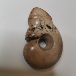 古董真品古玩古玉玉石手饰高古岫玉红山文化玉猪龙把件十品老物件