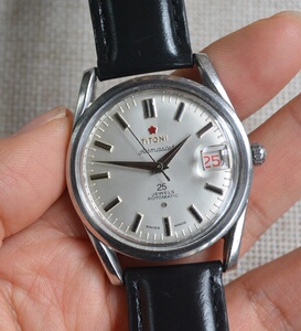 二手瑞士原装老梅花307-345男士全自动机械手表 eta2824机芯 品好