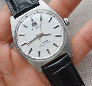 二手老手表古董手表天津海鸥牌男士st5机芯手动机械手表