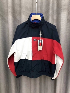 tommyhilfiger kith汤米联名复古款拼色双面夹克男女外套宽松春季