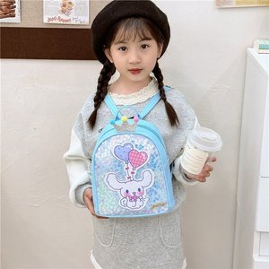 韩版儿童包包2024爆款萌娃可爱卡通女童双肩包时尚亮片女孩小背包