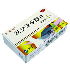 紧急避孕药金毓婷左炔诺孕酮片一片装72小时女事后紧急避孕药