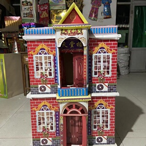 【九泉别墅】殡葬天堂楼用品祭祀九泉公寓纸扎纸活殡葬批发 楼房