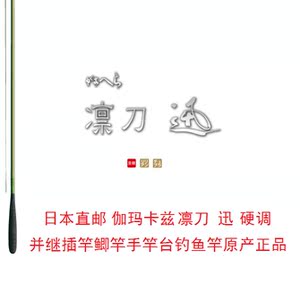 日本直邮伽玛卡兹凛刀 迅14尺4.2米硬调并继插竿鲫竿手竿台钓鱼竿