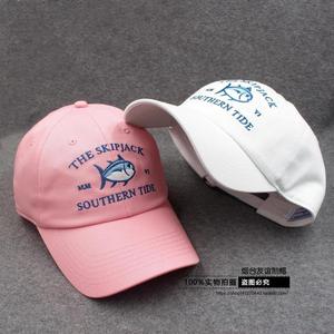 多色小图案小鱼帽子粉色黑白色字母刺绣韩版棒球帽子鸭舌太阳帽