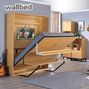 wallbed双层书桌隐形床五金带写字台壁床配件智能家居书房上翻床