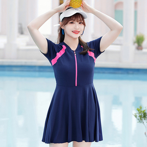 泳衣保守连体长款