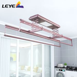 恋伊电动晾衣架遥控升降智能自动伸缩四杆式晒衣架阳台晾衣机e61a